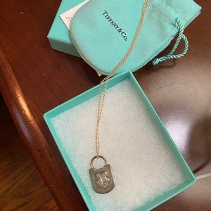 Tiffany and Co lock necklace